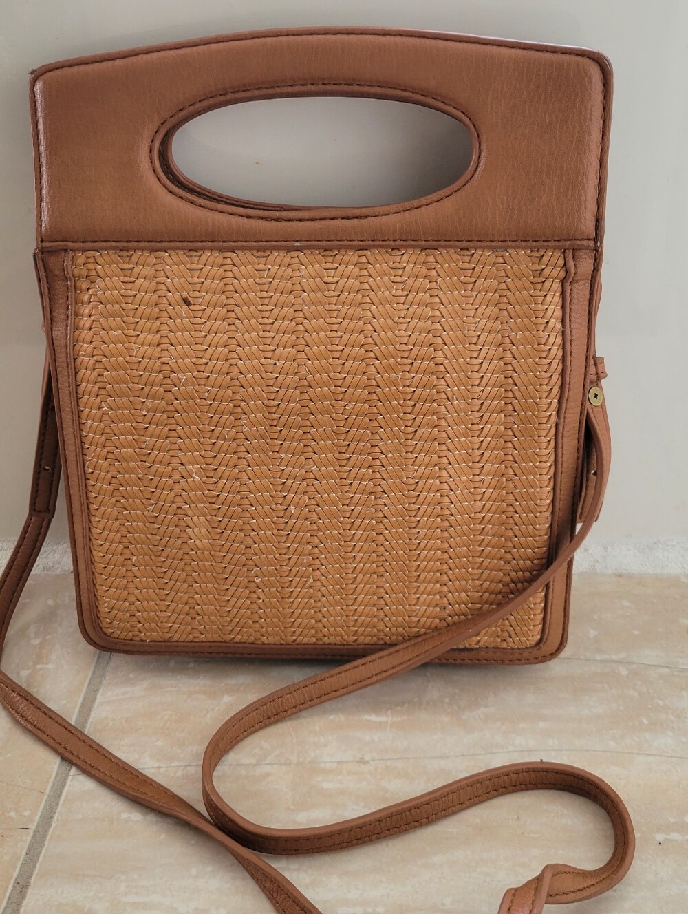 Anthropologie Woven Crossbody